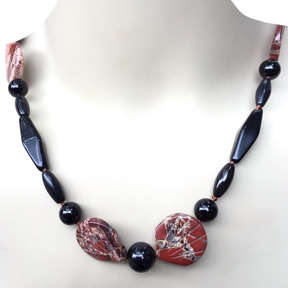 Handcrafted Black Onyx Necklace NWT - Picture 8 of 10